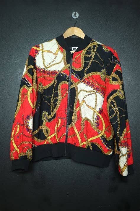 chanel chain bomber jacket replica
